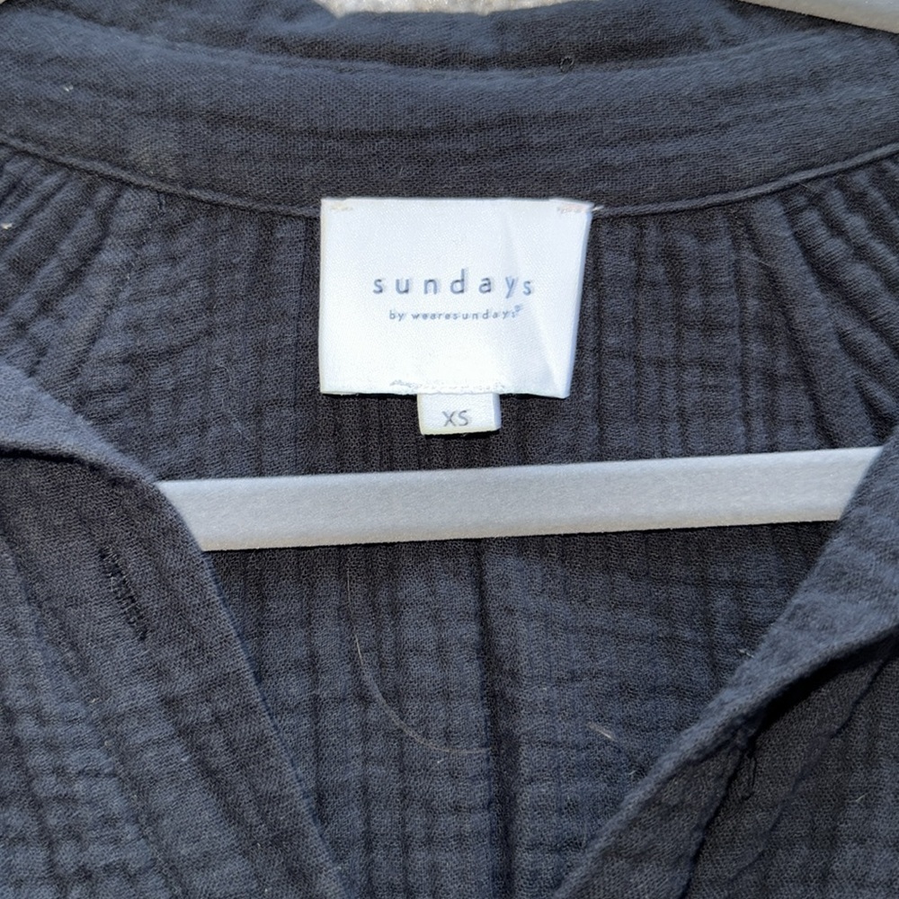 Sundays Alta Shirt and Shorts, Black, XS - Picture 8 of 9